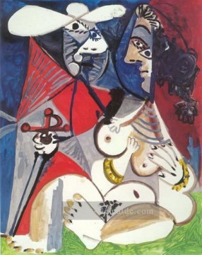 Le matador et Woman nackt 3 1970 Kubismus Pablo Picasso Ölgemälde